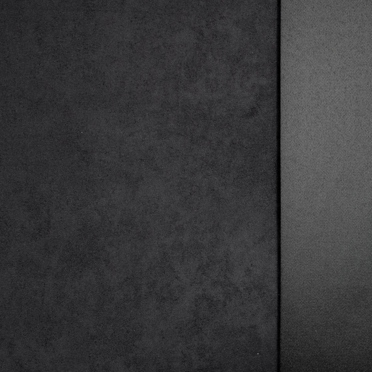 Black Faux Suede Car Headliner Interior Trim Fabric