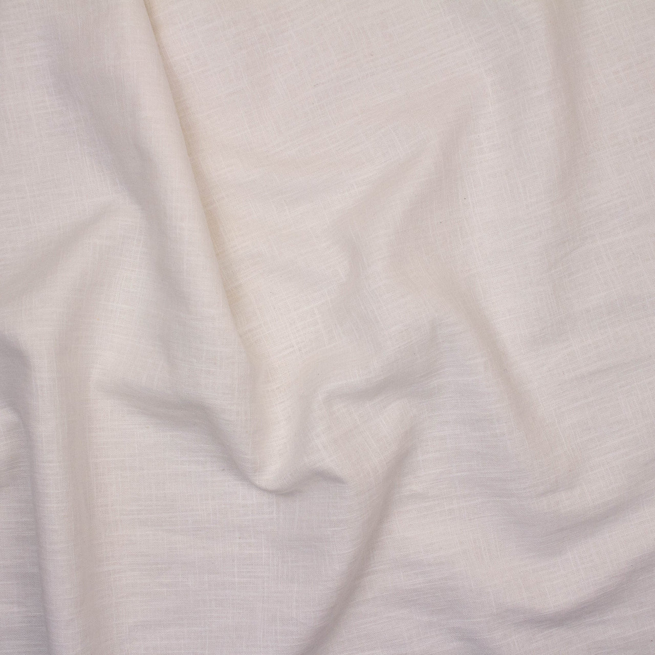 White -  Eco Friendly 100% Linen Fabric -Superior Quality Enzyme washed and Okeo-Tex Cert