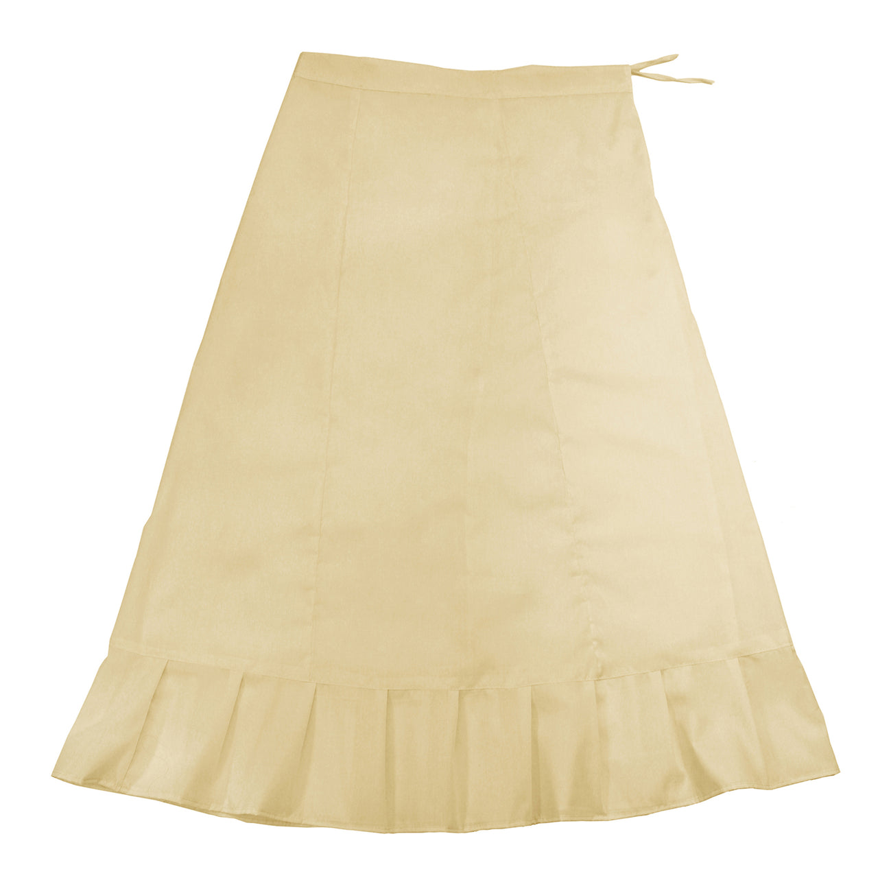 Cream - Sari (Saree) Petticoat - Available in S, M, L & XL - Underskirts For Sari's