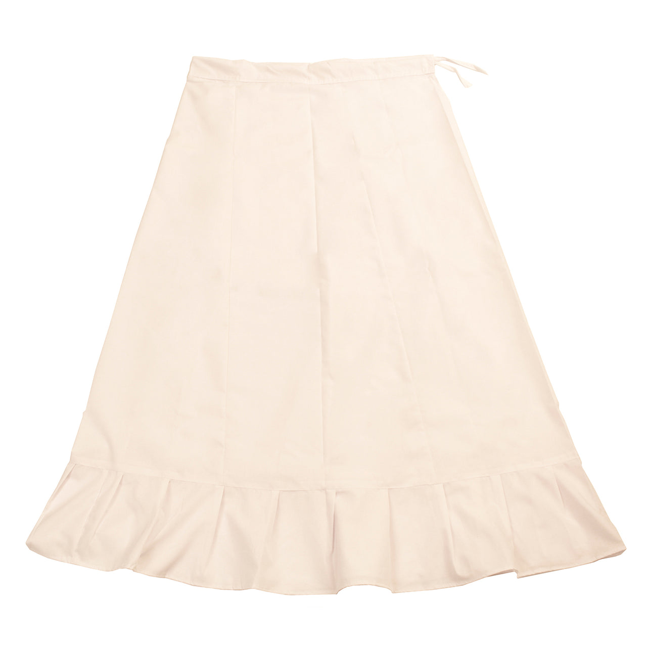 White - Sari (Saree) Petticoat - Available in S, M, L & XL - Underskirts For Sari's