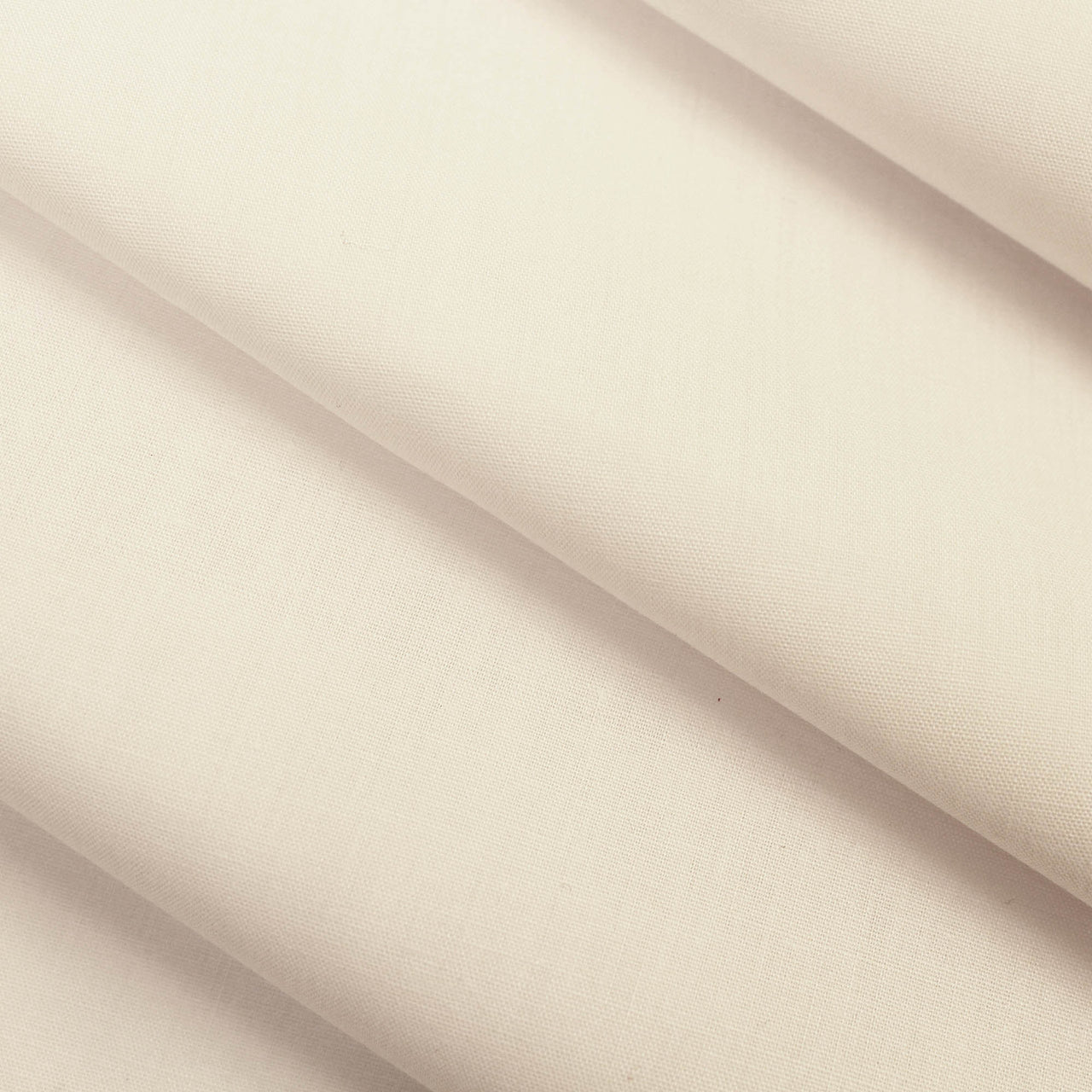 White - Superior Quality Plain Poly Cotton - Width 114cm
