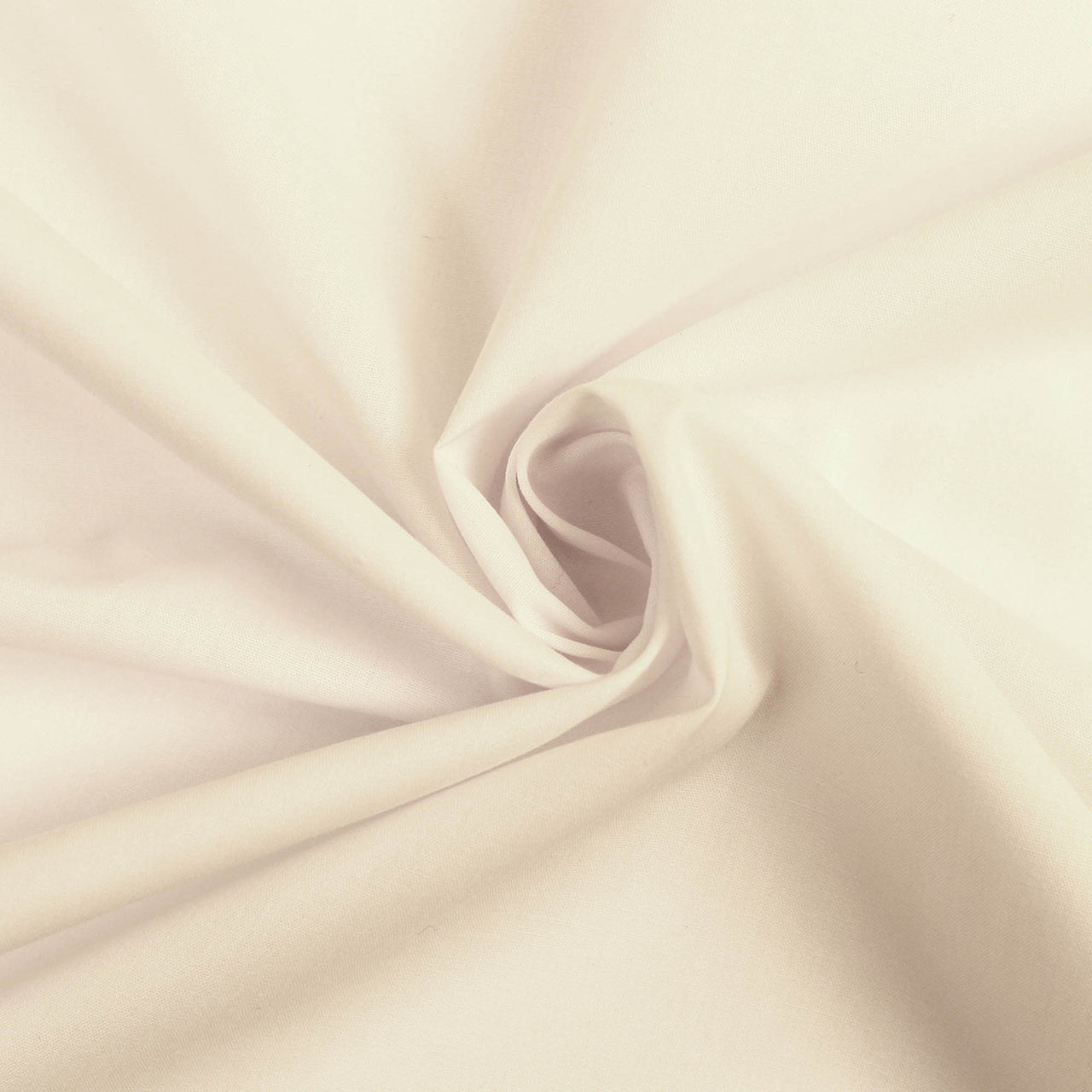 White - Superior Quality Plain Poly Cotton - Wide Width
