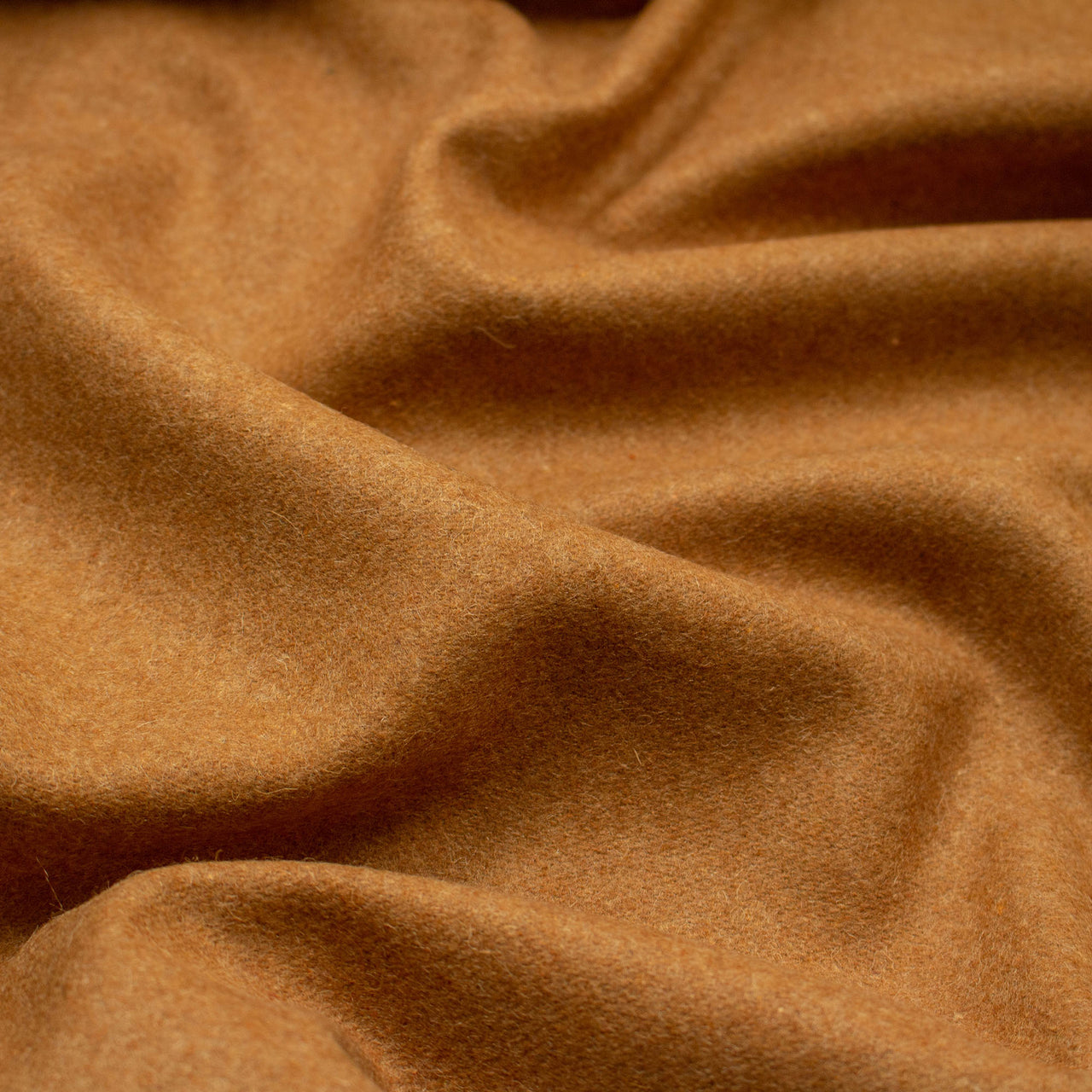 Camel - Melton Wool Fabric -  Soft and Warm Fabric for Coats, Clothing and Blankets