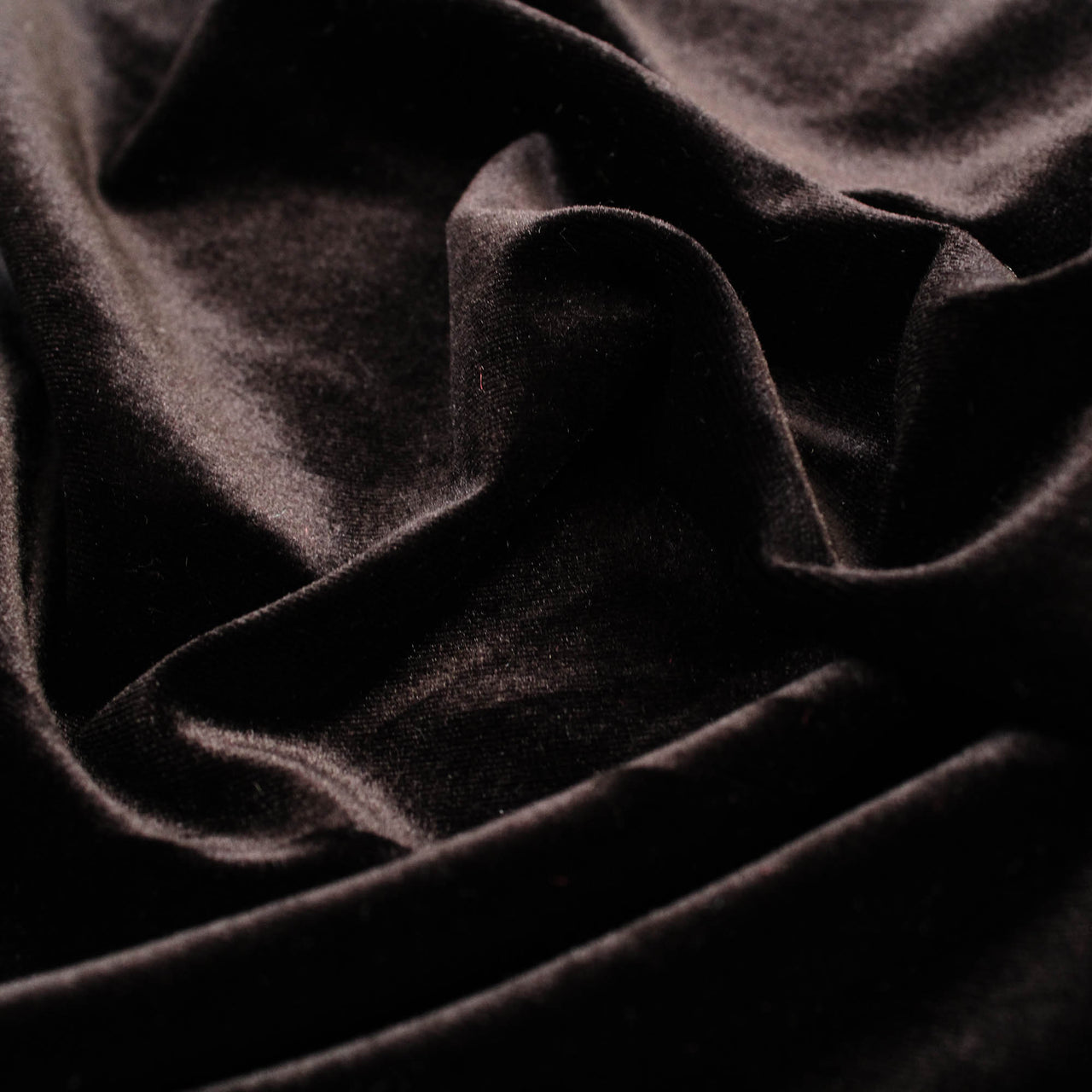 Black - Spandex Velvet Fabric (4 Way Stretch) - Superior Quality for Dance & Leotards