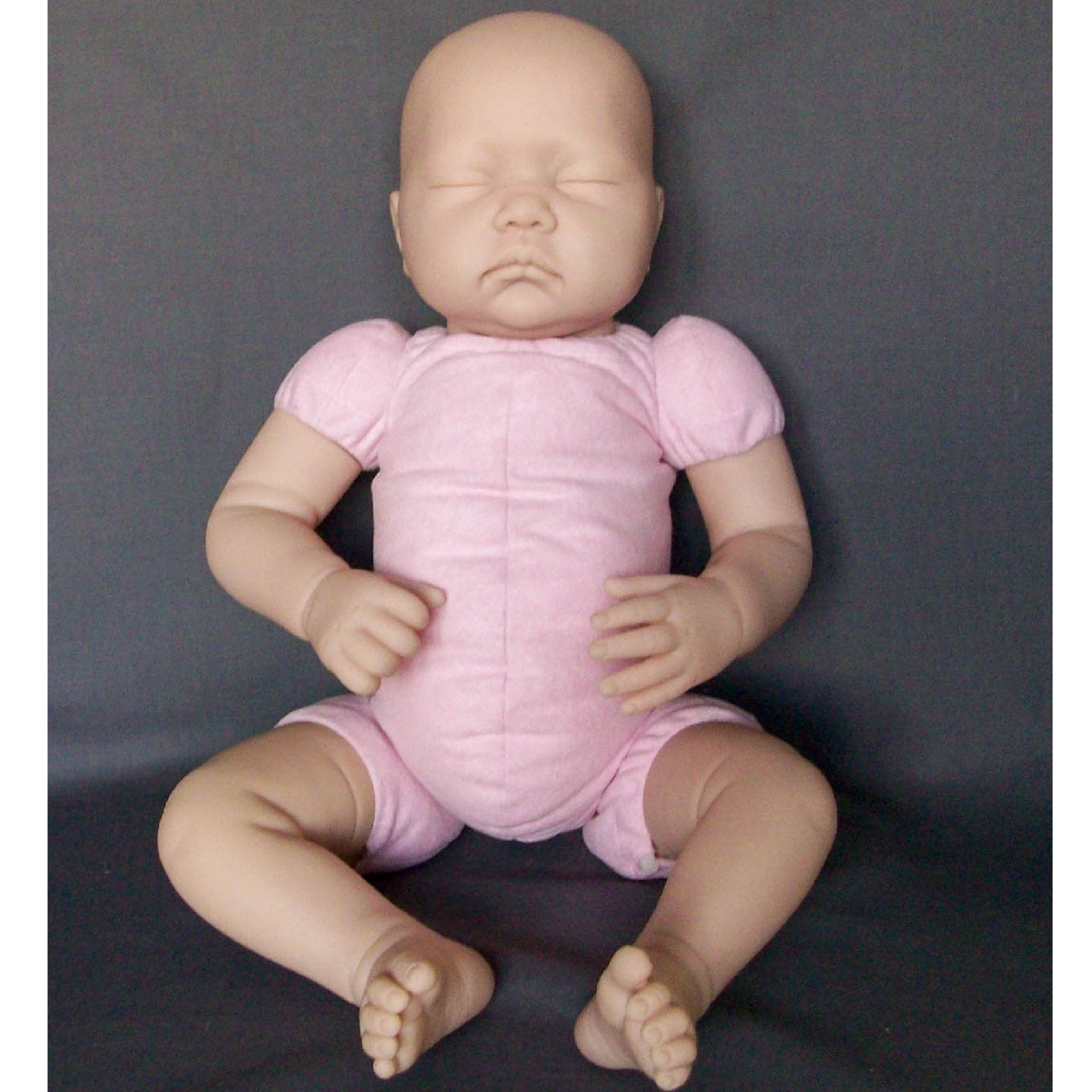 baby pink reborn doll body