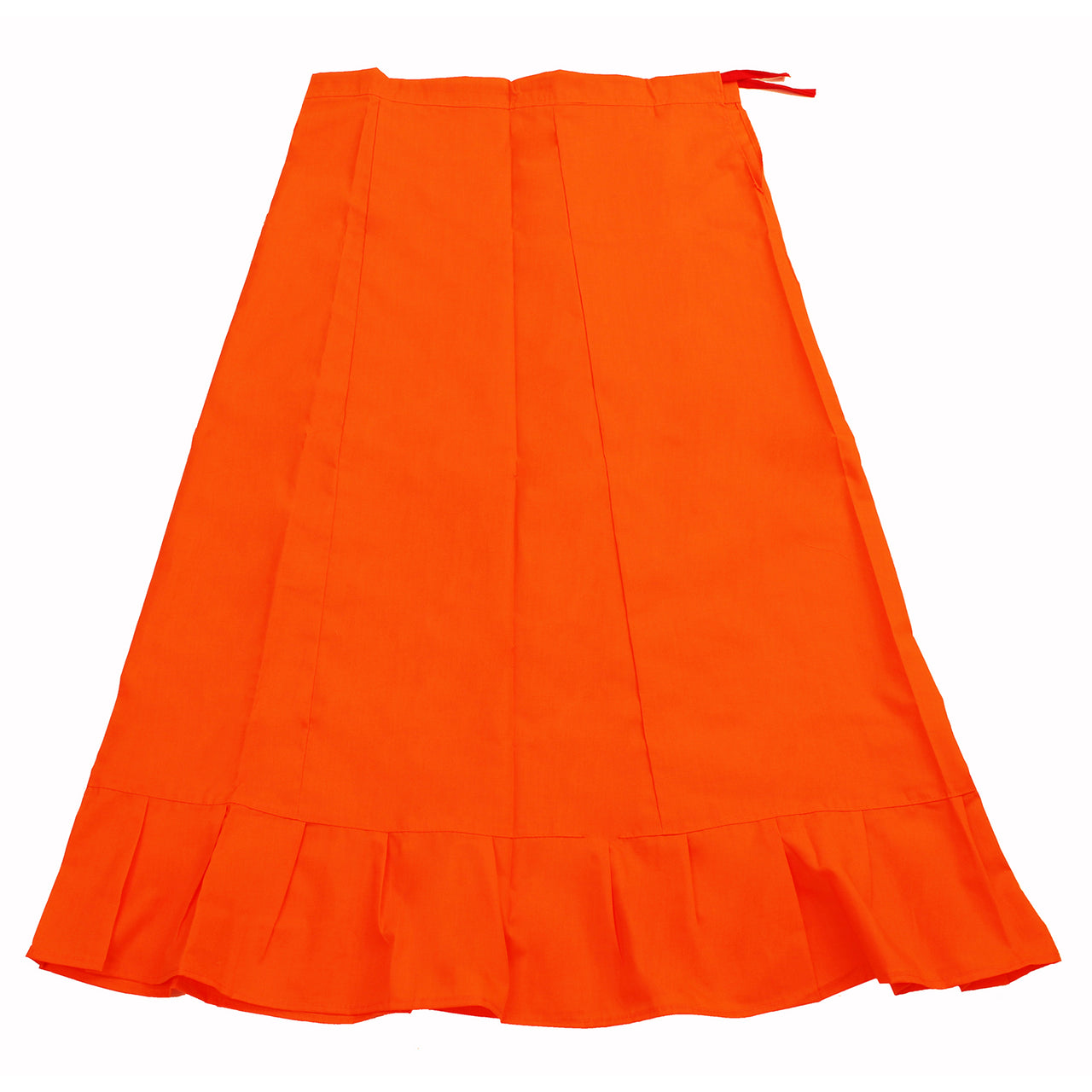 Dark Orange - Sari (Saree) Petticoat - Available in S, M, L & XL - Underskirts For Sari's