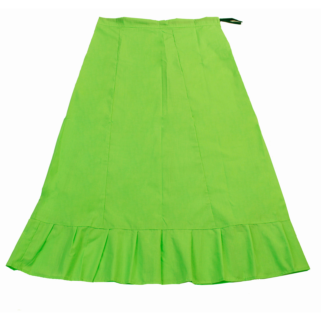 Lime Green - Sari (Saree) Petticoat - Available in S, M, L & XL - Underskirts For Sari's