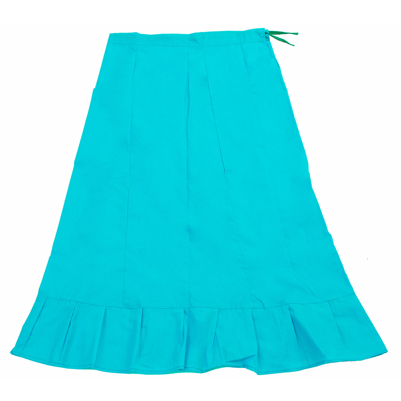 Turquoise - Sari (Saree) Petticoat - Available in S, M, L & XL - Underskirts For Sari's