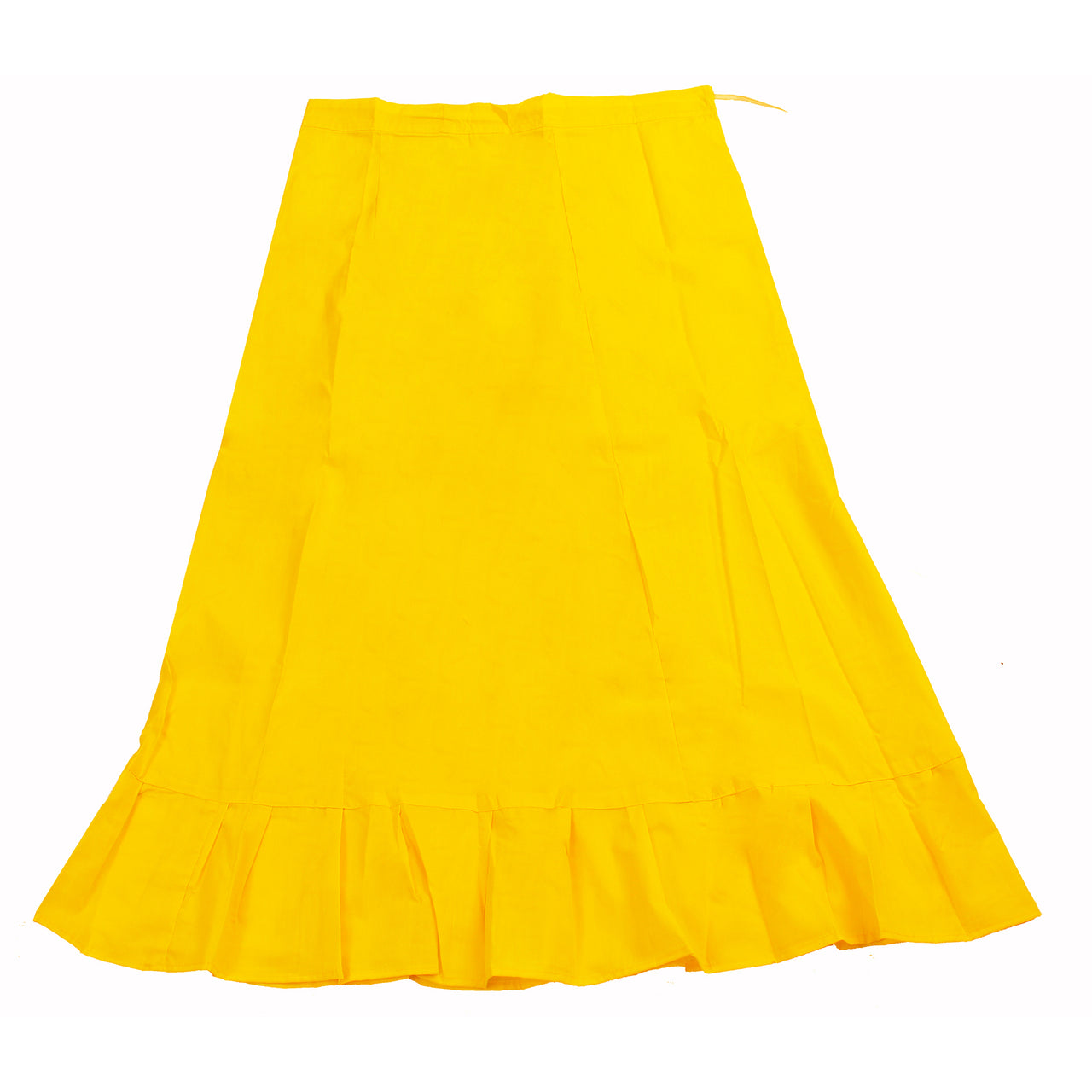 Yellow - Sari (Saree) Petticoat - Available in S, M, L & XL - Underskirts For Sari's