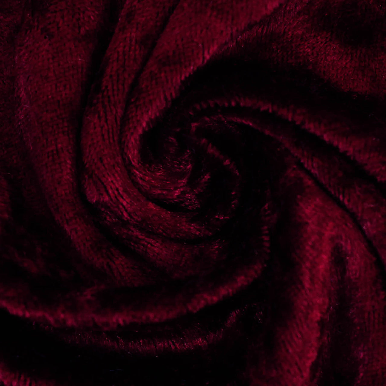 Prune (aubergine) - Tissu en velours de velours écrasé - Étirement naturel à sens unique pour les costumes et les rideaux