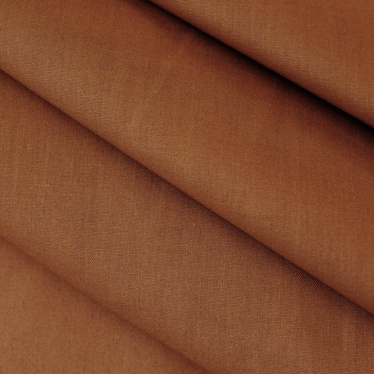 Camel - Superior Quality Plain Poly Cotton - Width 114cm