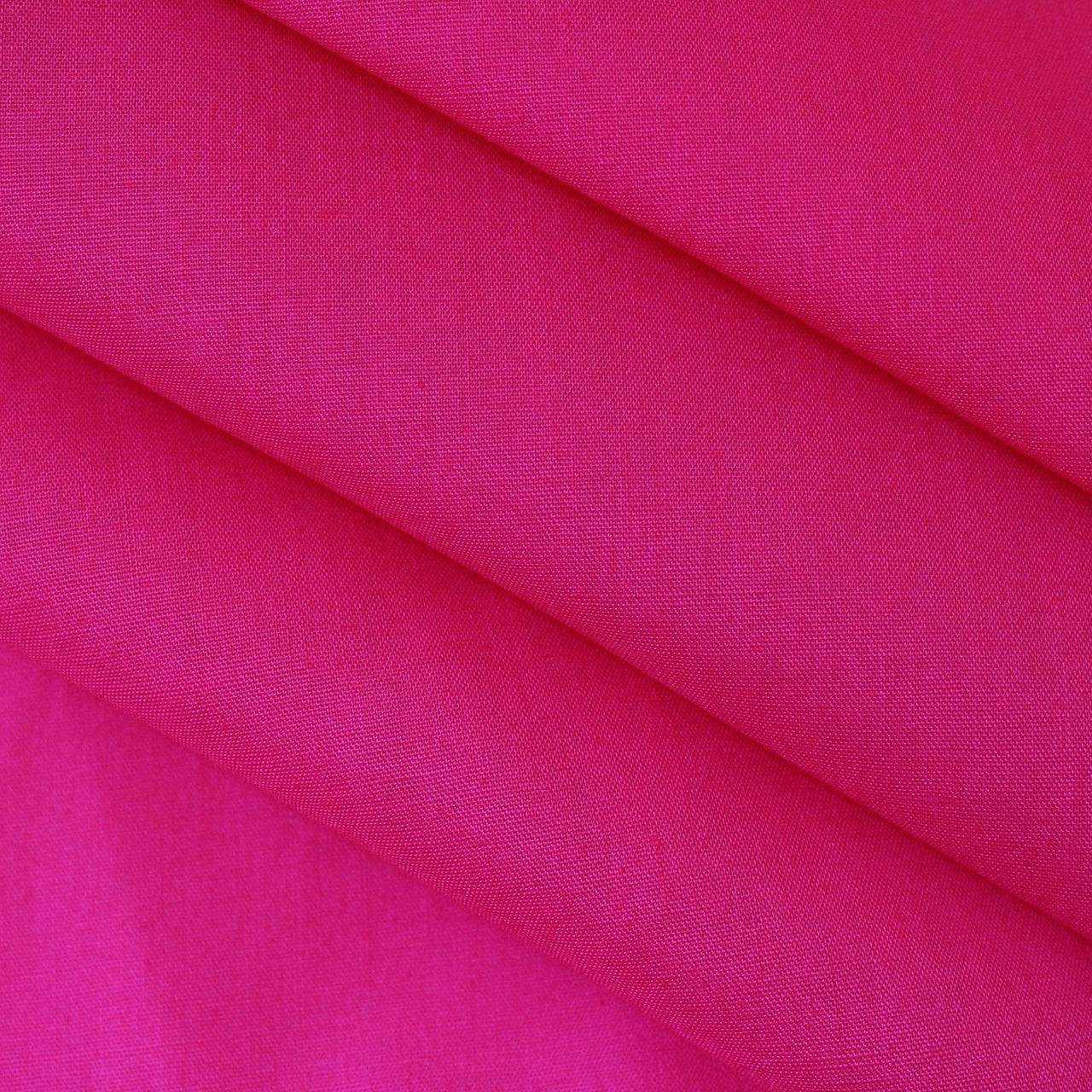 Cerise - Superior Quality Plain Poly Cotton - Width 114cm