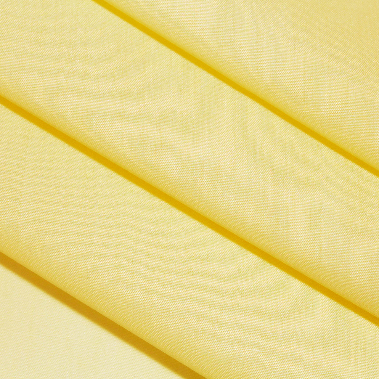 Lemon - Superior Quality Plain Poly Cotton - Width 114cm