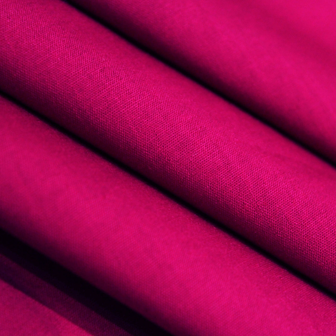 Magenta - Superior Quality Plain Poly Cotton - Width 114cm