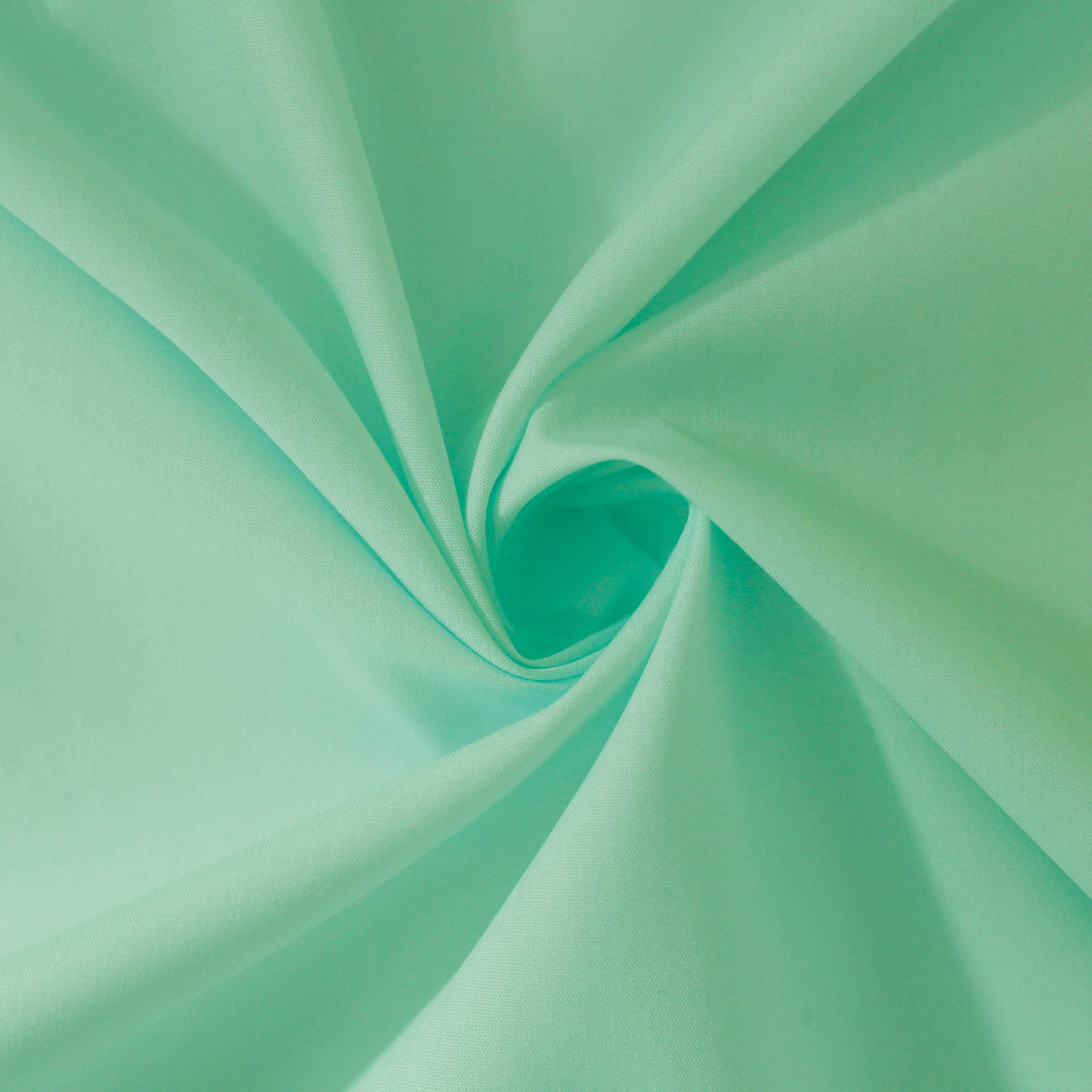 Mint Green - Superior Quality Plain Poly Cotton - Width 114cm