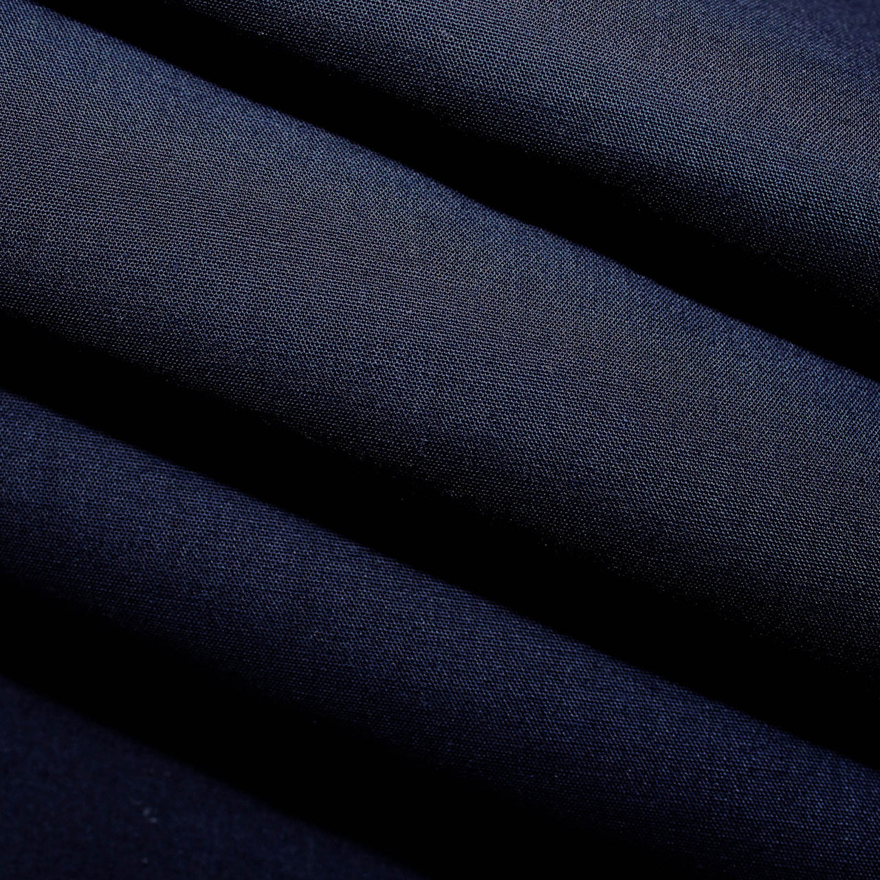 Navy - Superior Quality Plain Poly Cotton - Width 114cm