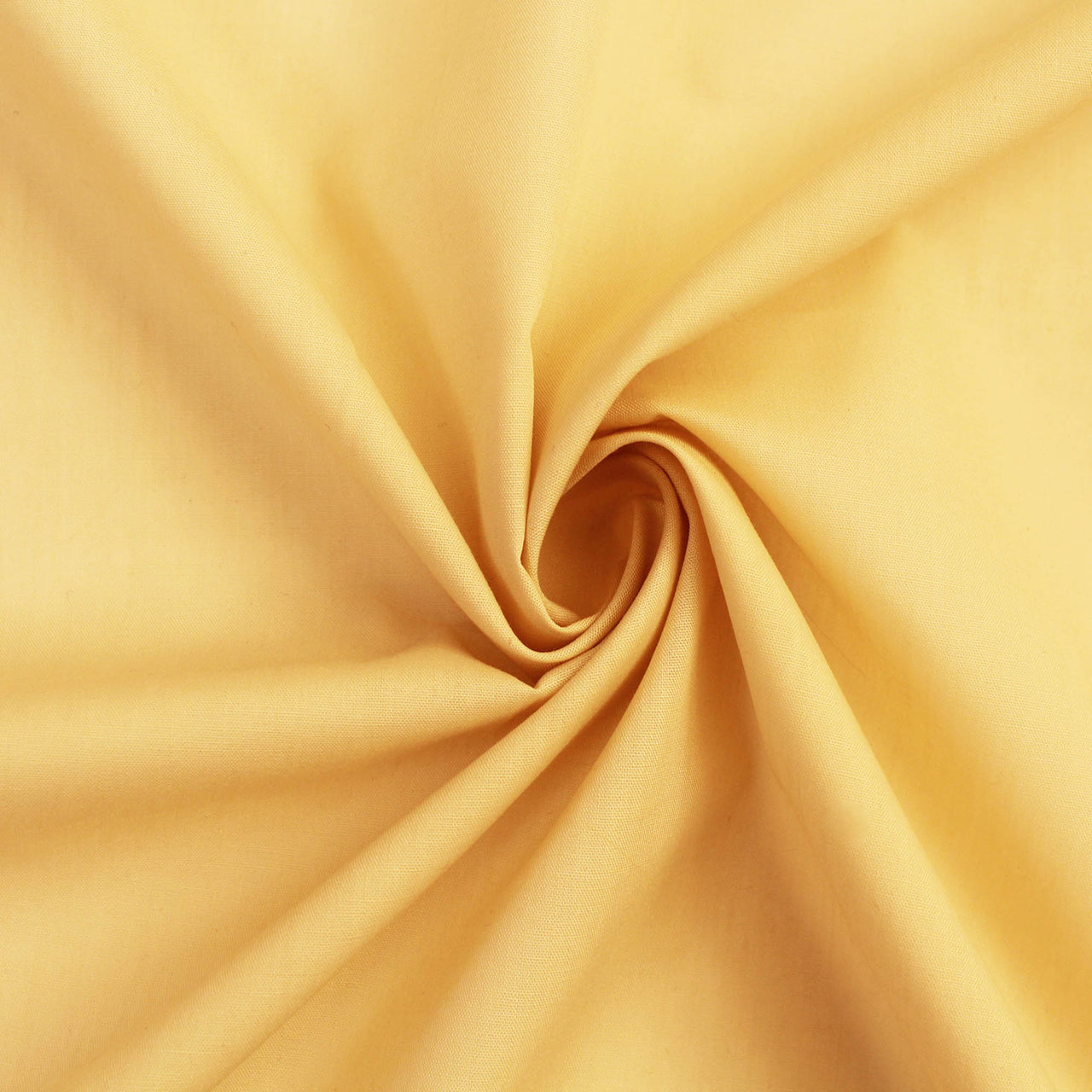 Beige - Superior Quality Plain Poly Cotton - Width 114cm