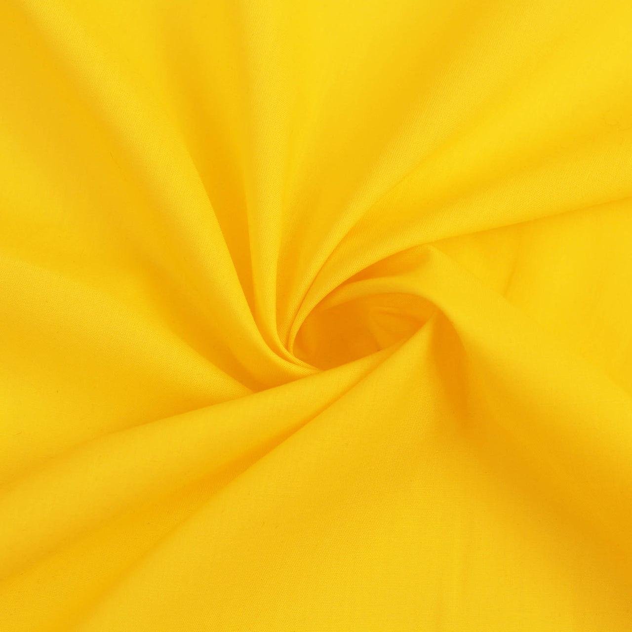 Sunflower Yellow - Superior Quality Plain Poly Cotton - Width 114cm