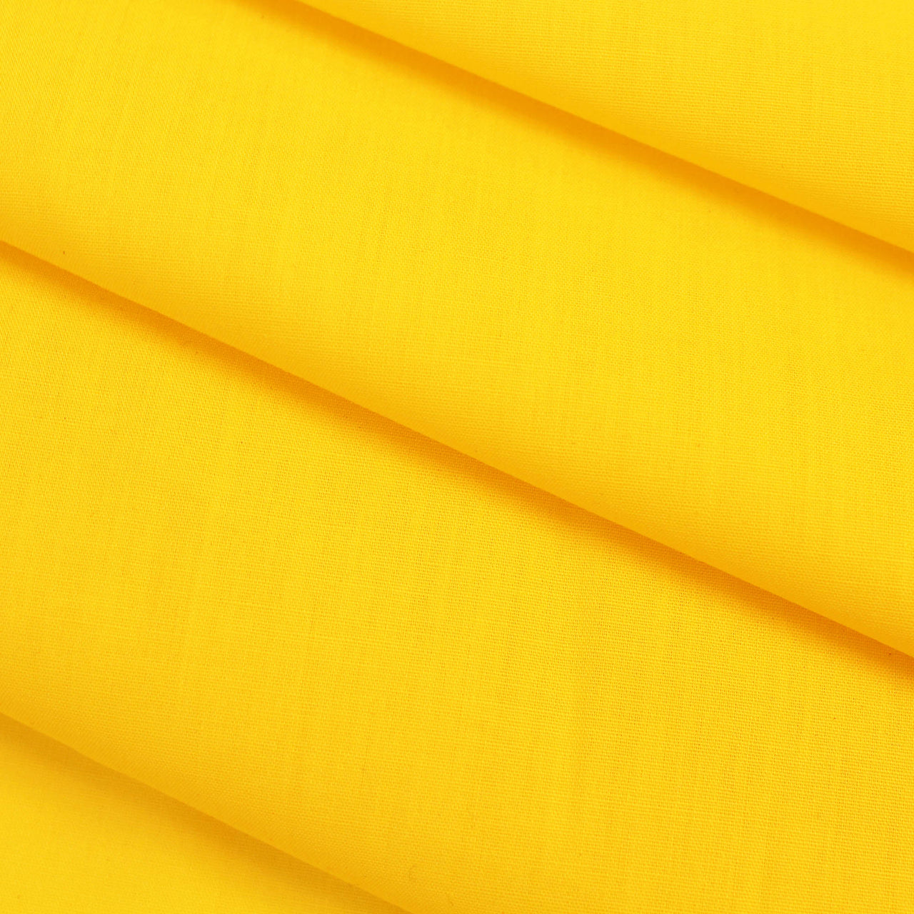 Sunflower Yellow - Superior Quality Plain Poly Cotton - Width 114cm