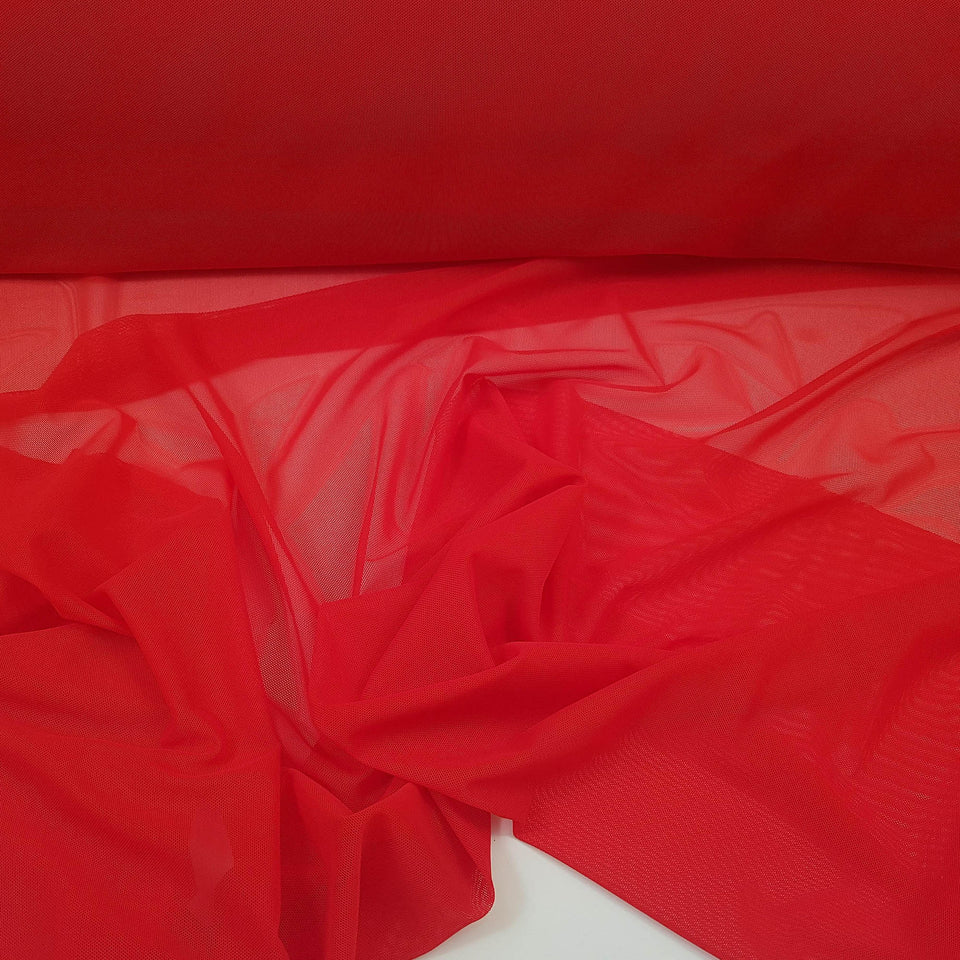 Power Mesh Net Stretch Spandex Fabric, Per Metre - Pinstripe Print - M - Foto 4