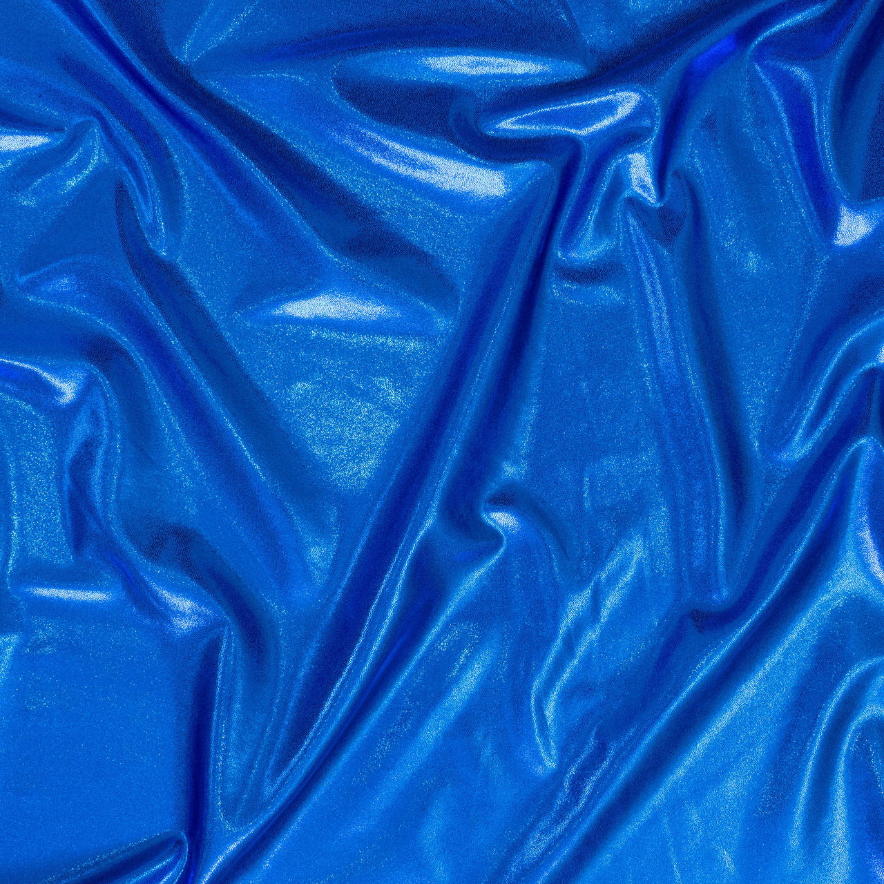 Royal Blue - Two Tone Shine Mystique Lycra Fabric - 4 Way Stretch