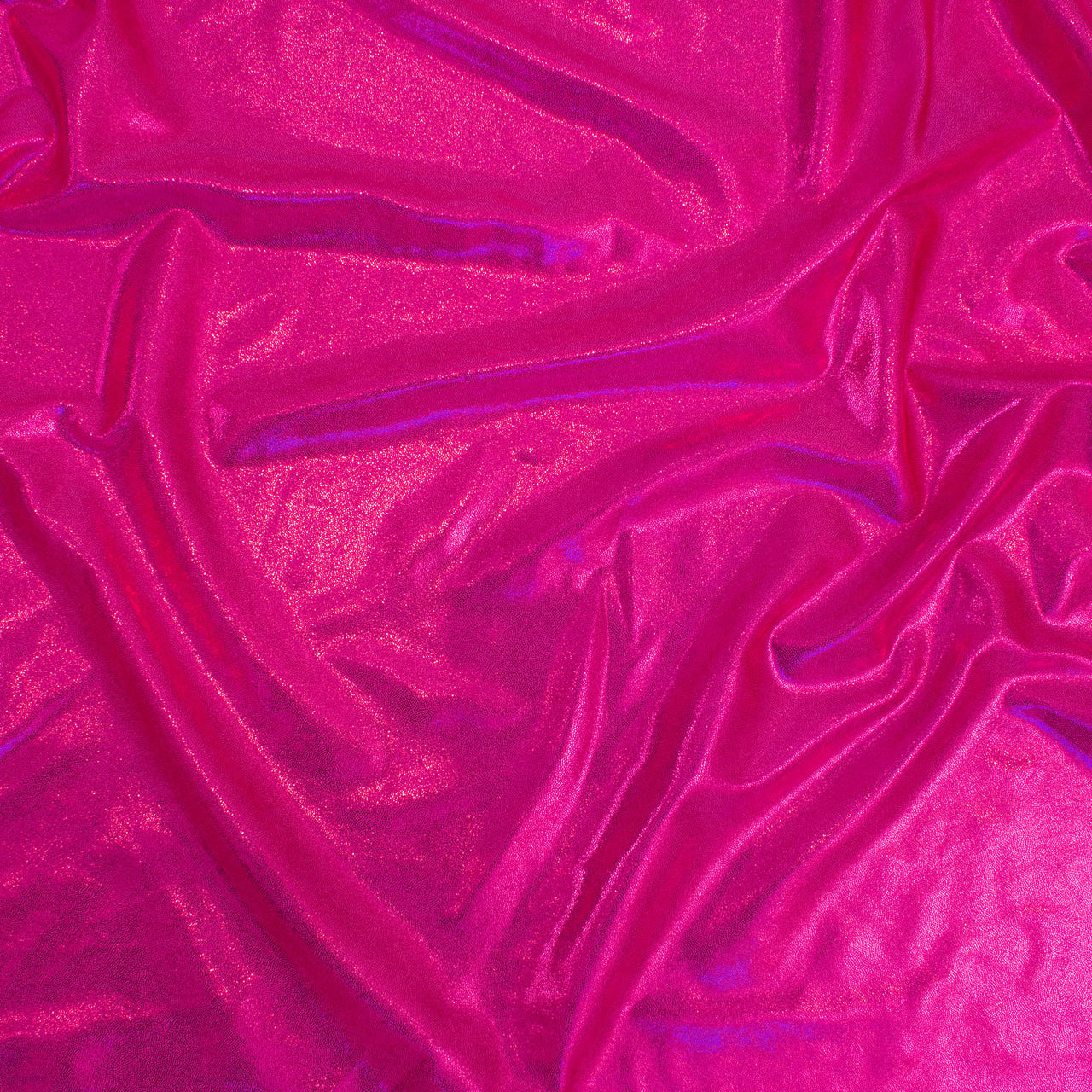 Pink - Two Tone Shine Mystique Lycra Fabric - 4 Way Stretch