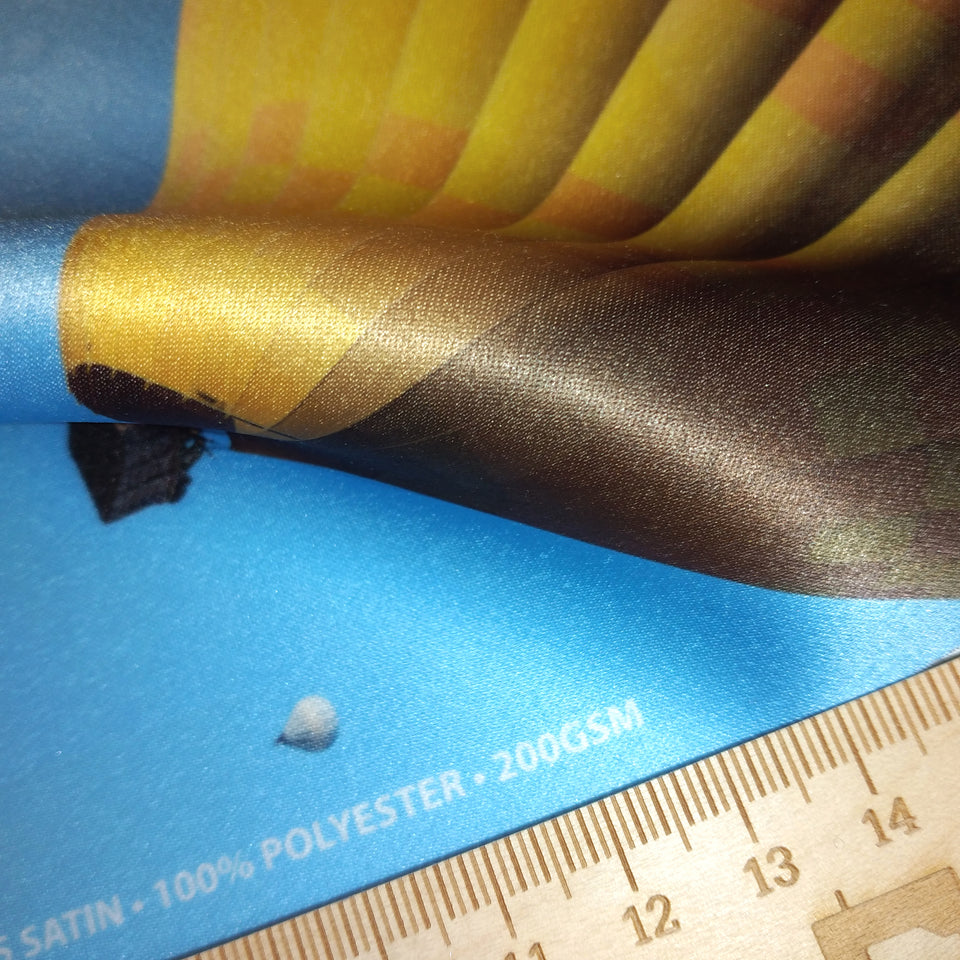 Sublimation Fabric - Duchess Satin - Polyester based Prepared for Prin