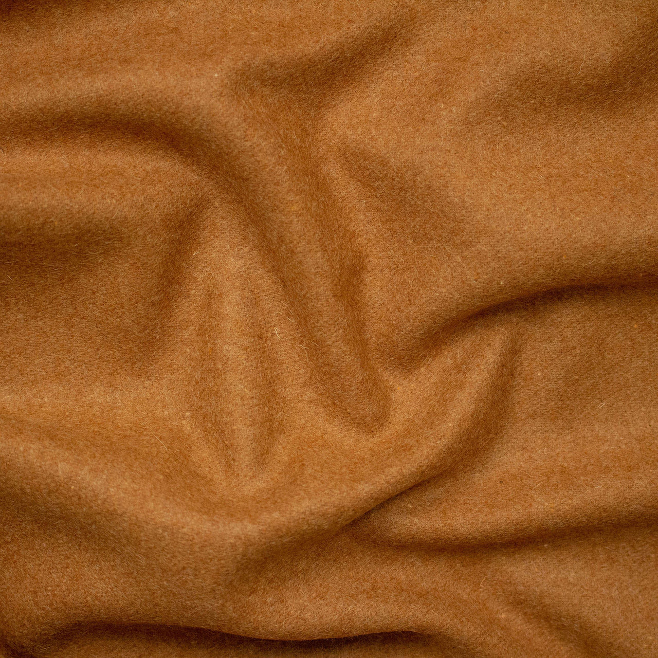 Camel - Tissu en laine Melton - Tissu doux et chaud pour manteaux, vêtements et couvertures