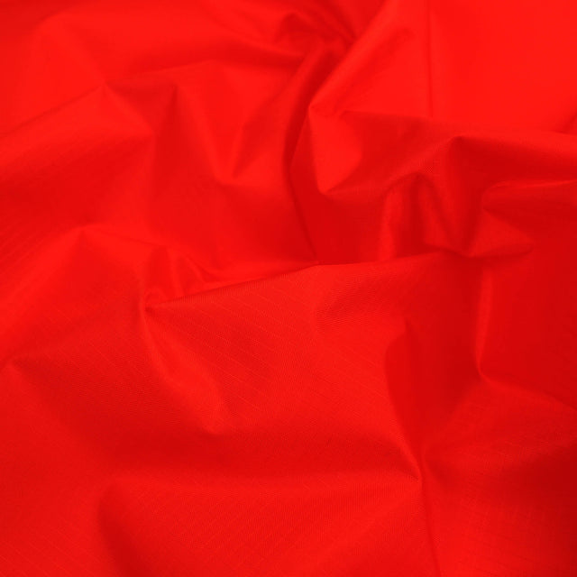 Red - Ripstop Lightweight Water Repellent Polyester - Strong Tear resi