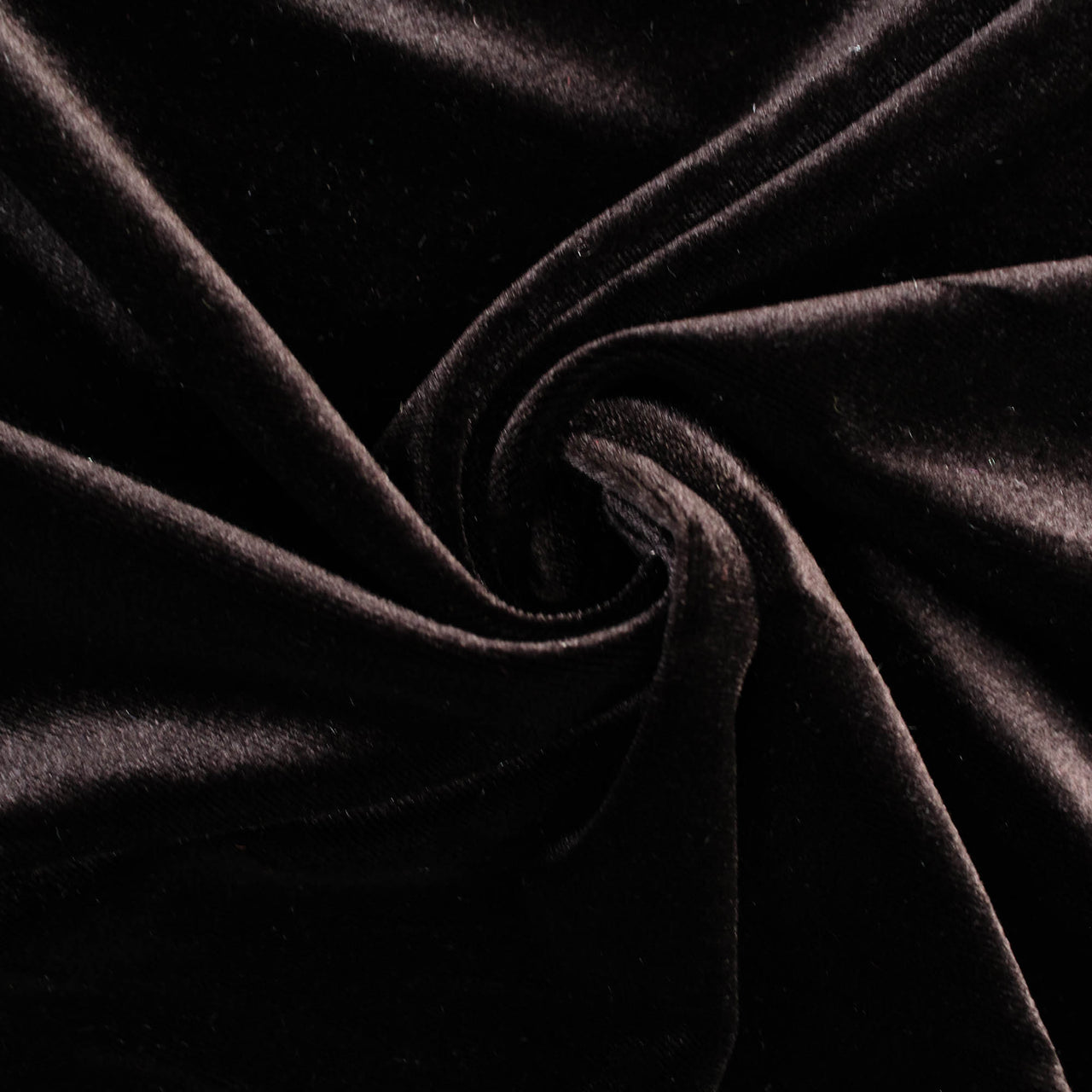 Black - Spandex Velvet Fabric (4 Way Stretch) - Superior Quality for Dance & Leotards