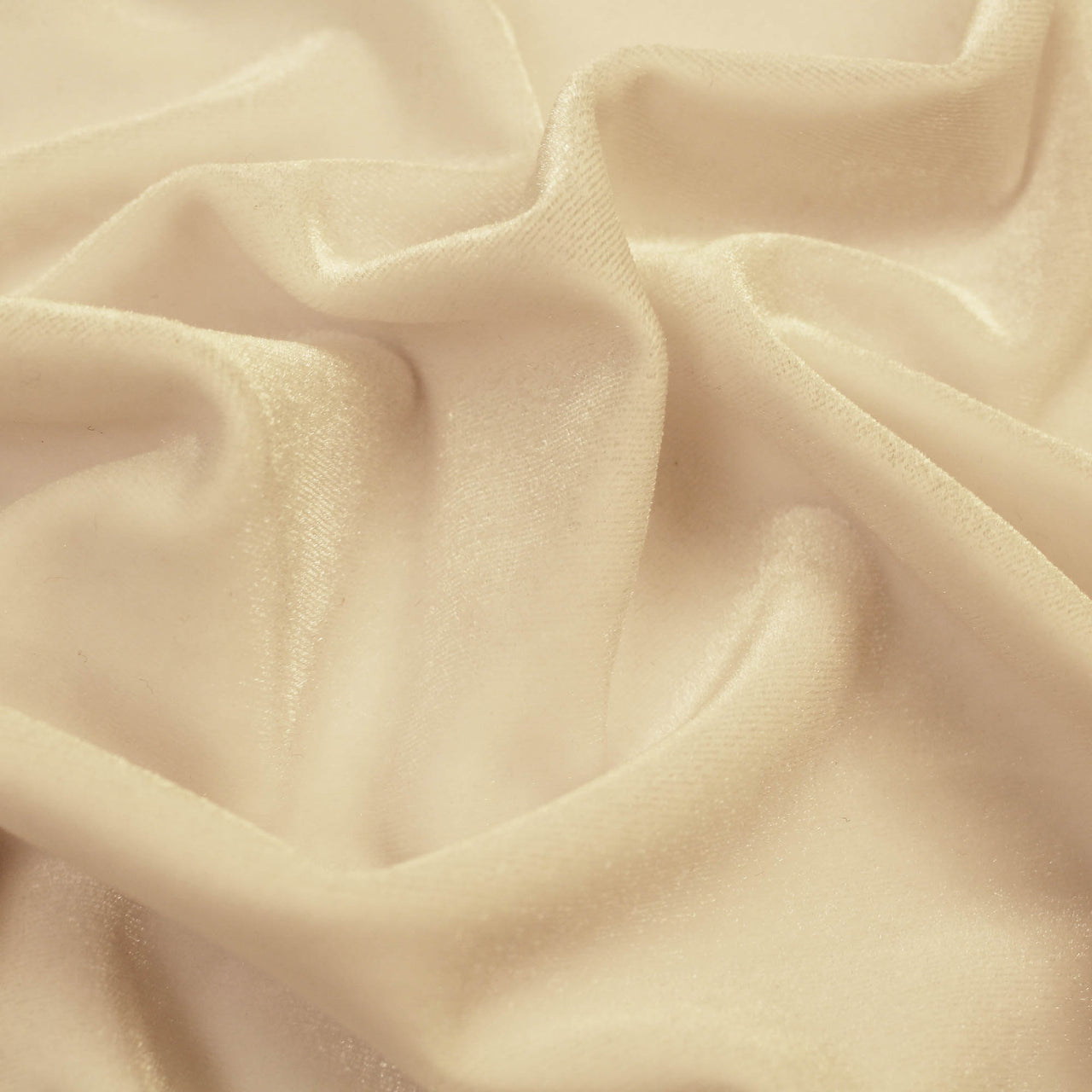 White - Spandex Velvet Fabric (4 Way Stretch) - Superior Quality for Dance & Leotards